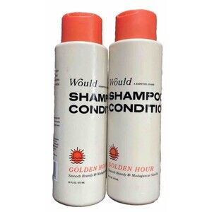 WOULD Golden Hour Men’s Shampoo and Conditioner 2 In 1 Lot Of 2 16 Oz